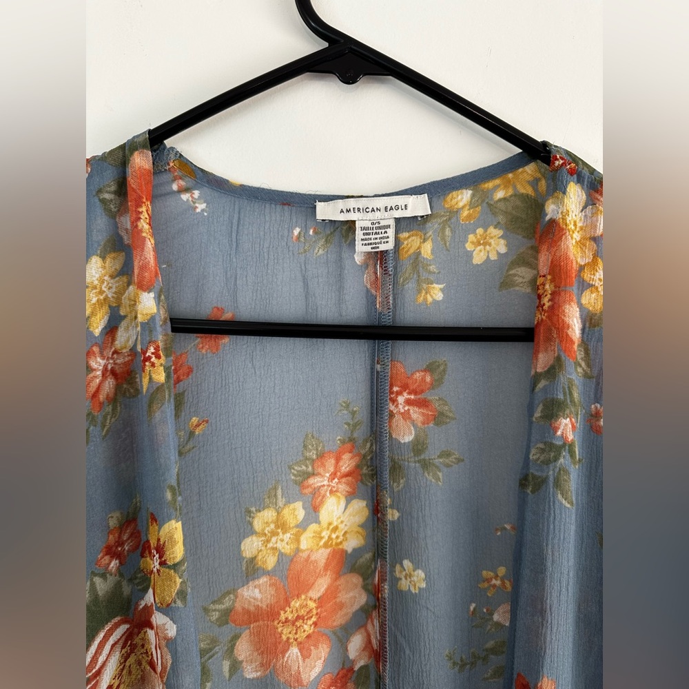 American Eagle Floral Duster - Picture 3 of 8